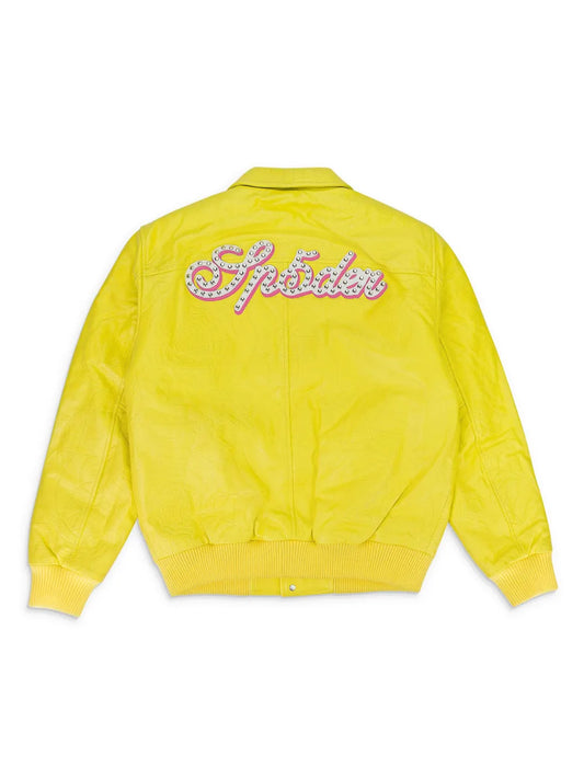 Sp5der Leather Jacket