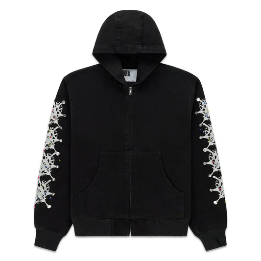 Sp5der Webstone Denim Jacket Black